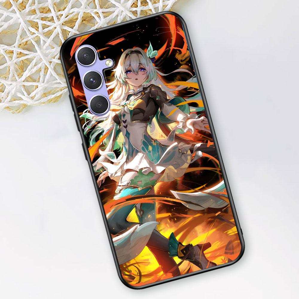 Cute Firefly Star Rail Case for Samsung Galaxy A51 A53 A54 A31 A52 A12 A13 A21s A22 A32 A11 A22 A33 A41 A52s A73 TPU Phone Cover