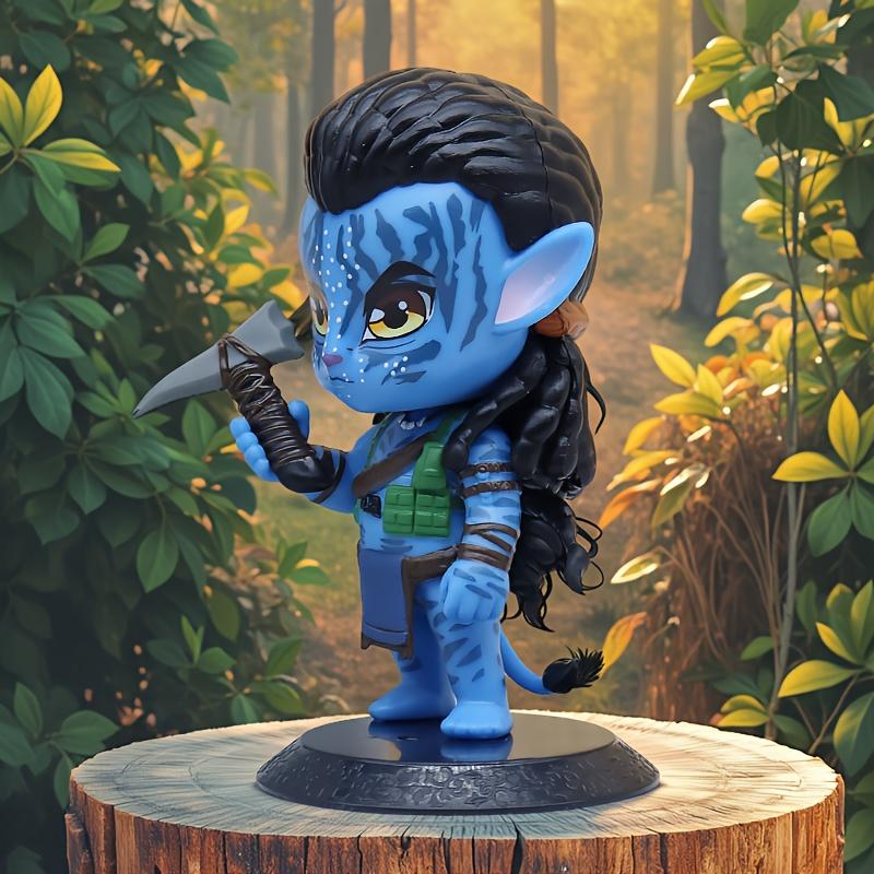 Spot Avatar 2 Neytiri and Jake Sully PVC Figure Model Tiny Statues Collectibles Desktop Decorations Doll Models Decorations