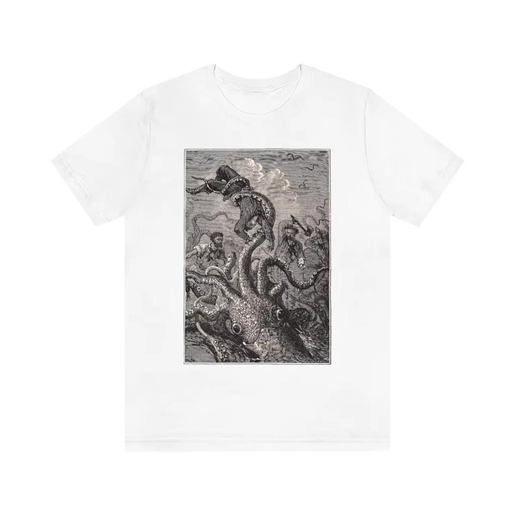 

Unisex Clothing Unisex Anima Spiritus Corpus Seven Pointed Star Graphic T Shirts Retro Streetwear Neck Shortsleeved Unisexs Tshirt S