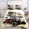 Hip Hop Music Rockabilly All Season Duvet Cover Comforter Bedding Sets Soft Quilt Cover and Pillowcases Single/Double/Queen/King