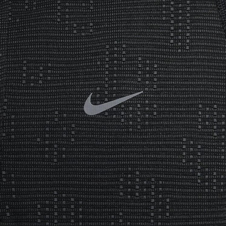 Nike Pinnacle Running Division Fashion Comfortable Versatile Solid Color Half Zip Pullover Sweatshirt Men sweatshirt Black FZ1122010