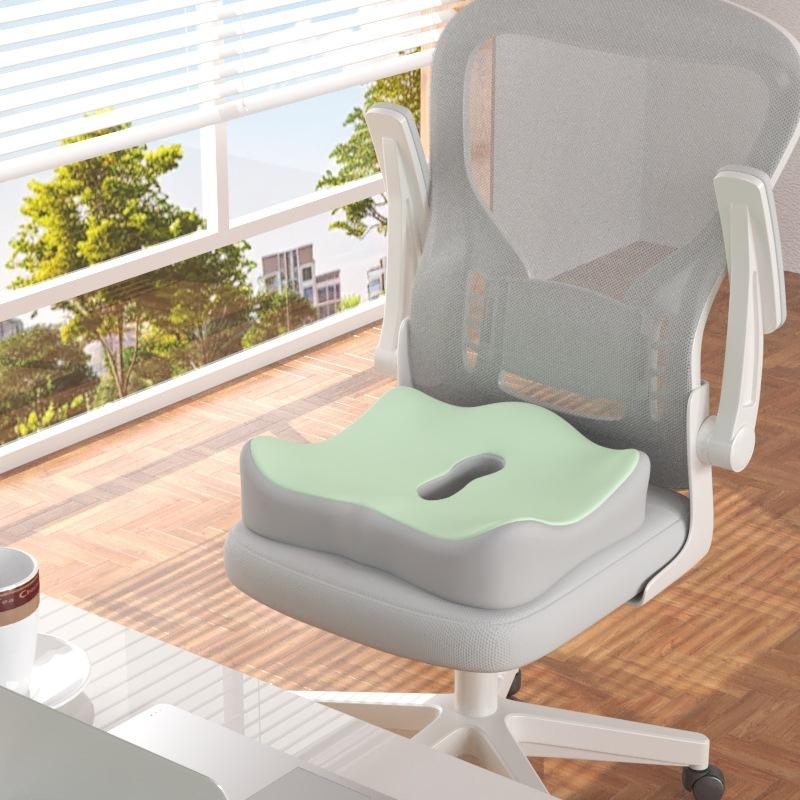 1 Stück Memory-Schaum Sitzkissen für Auto/Bürostuhl Unterstützung mit rutschfester Unterseite Ergonomisches Hüftkomfort-Sitzpolster für langes Sitzen