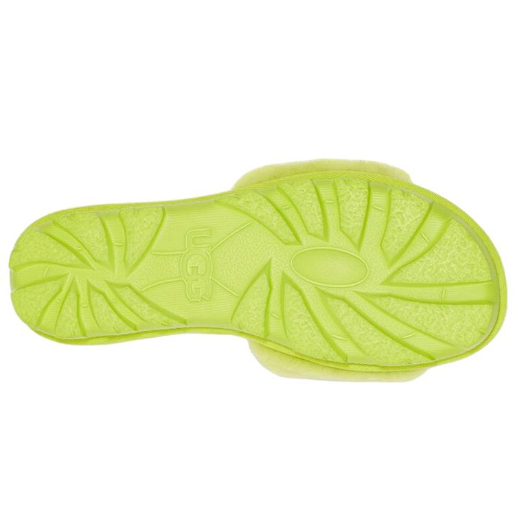 UGG Fur Sandals Green 1100892-KLM