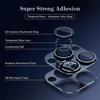 Camera Protection Film - for iPhone 15 Pro/Pro Max - Tempered Glass - Anti-Scratch - Navy Blue