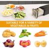 Stainless Steel Electric French Fry Cutter Multi Functional Food Chopper Professional Commercial Potato Slicer
