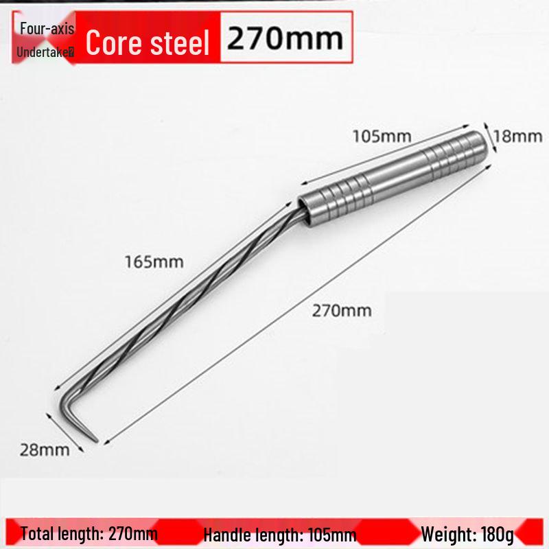 Edelstahl Bewehrungsbindehaken mit vier Lagern