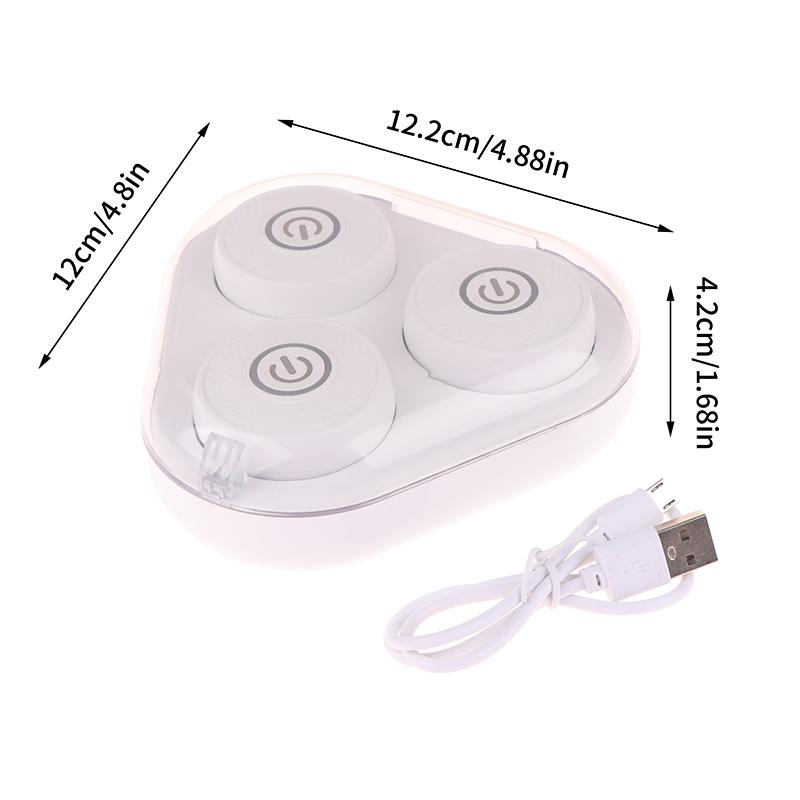 Electric Moxibustion Tool Smokeless Intelligent Quick Heat Professional 3 Gears Portable Massager Relieve Fatigue W/3 Heads