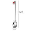 Metal Merry Christmas Spoons Xmas Party Tableware Ornaments Christmas Decorations for Home Table