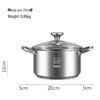 Kobach 3-Piece 304 Stainless Steel Cookware Set
