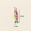 Kawaii Tropical Fish Charms Assorted Vivid Colors Pendants for DIY Earrings Bracelets Necklaces Kids Handcraft Jewelry Making