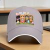Funny Easter Cats Ears Bunny Eggs Running Hippie Trucker Hat For Unisex Women Sunscreen Fashion Baseball Caps