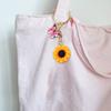 Sonnenblumen-Anhänger Schlüsselanhänger Für Naturliebhaber Mit Realistischem Harz Und Design