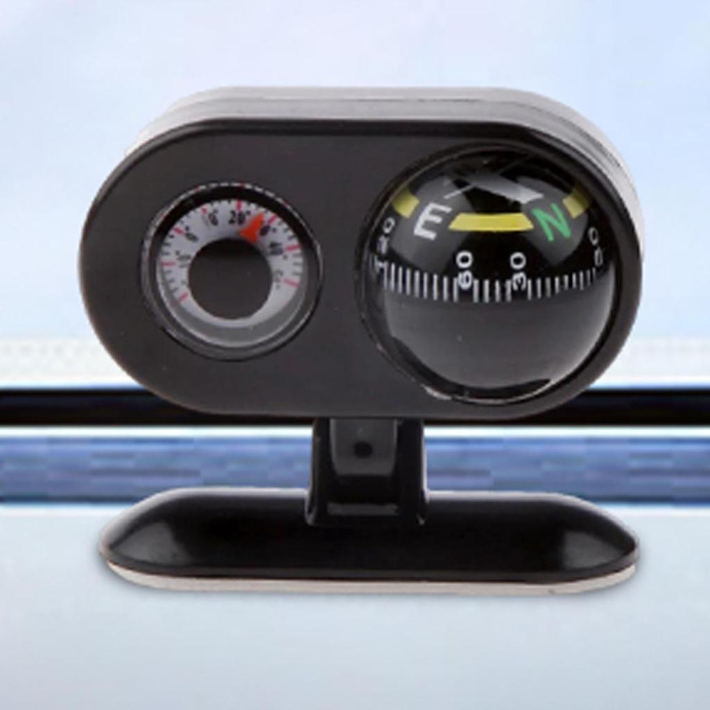 Car Compass, Car Compass, Dashboard Compass with , 2-in-1 Guide Ball Multifunctional Car Guide
