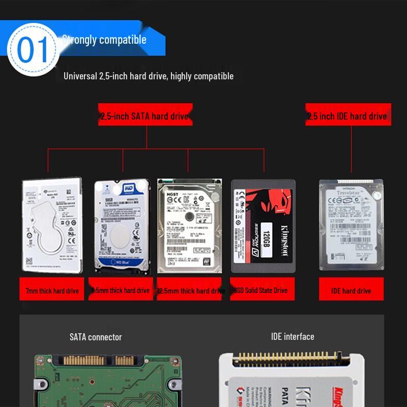 LianTuo 2.5-inch to 3.5-inch SSD/HDD Mounting Bracket Kit