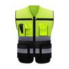 Multi-pocket Reflective Safety Vest for Construction & Security