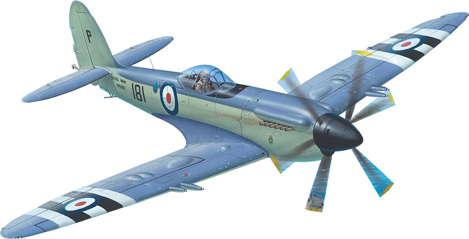 

Пластиковая модель британского истребителя-носителя Supermarine Seafire FR Special Hobby SH72501 1/72 Mk.47