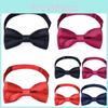 Childrens Solid Color Geometric Bow Tie With Polyester For School Performances And Party Dressing