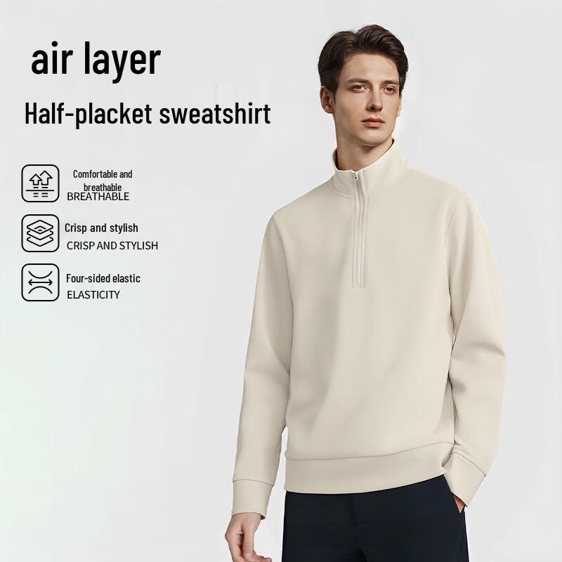Warrior Men's Half-Zip Stand Collar Sweatshirt