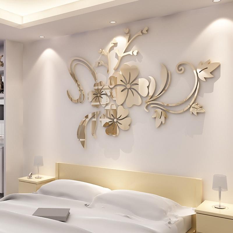 Lightweight Mirror Sticker Wall Acrylic Mural Decal Wardrobe Decoration
