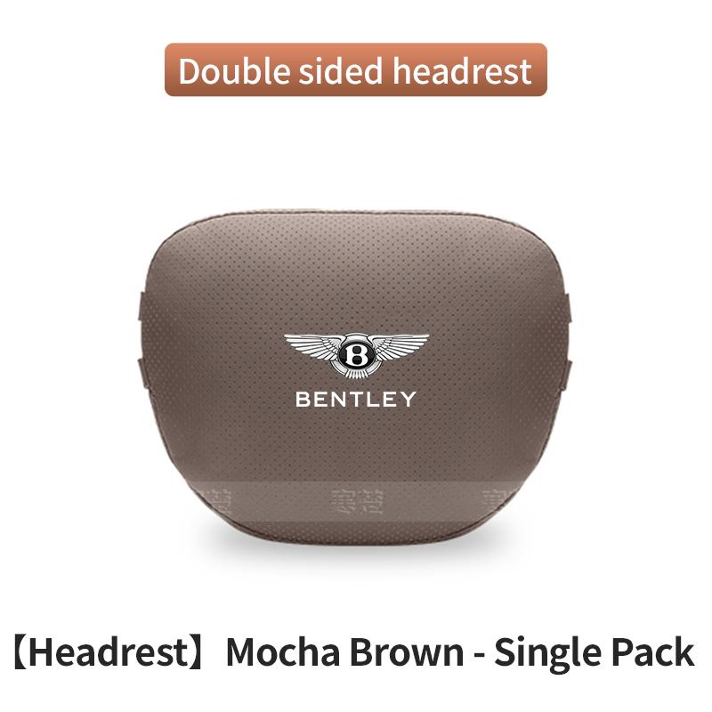 Car Headrest Neck Support Lumbar Cushion Soft Neck Pillow For Bentley Continental GT MULLINER Bentayga Flying Hurtling Spurlogo bzlk8