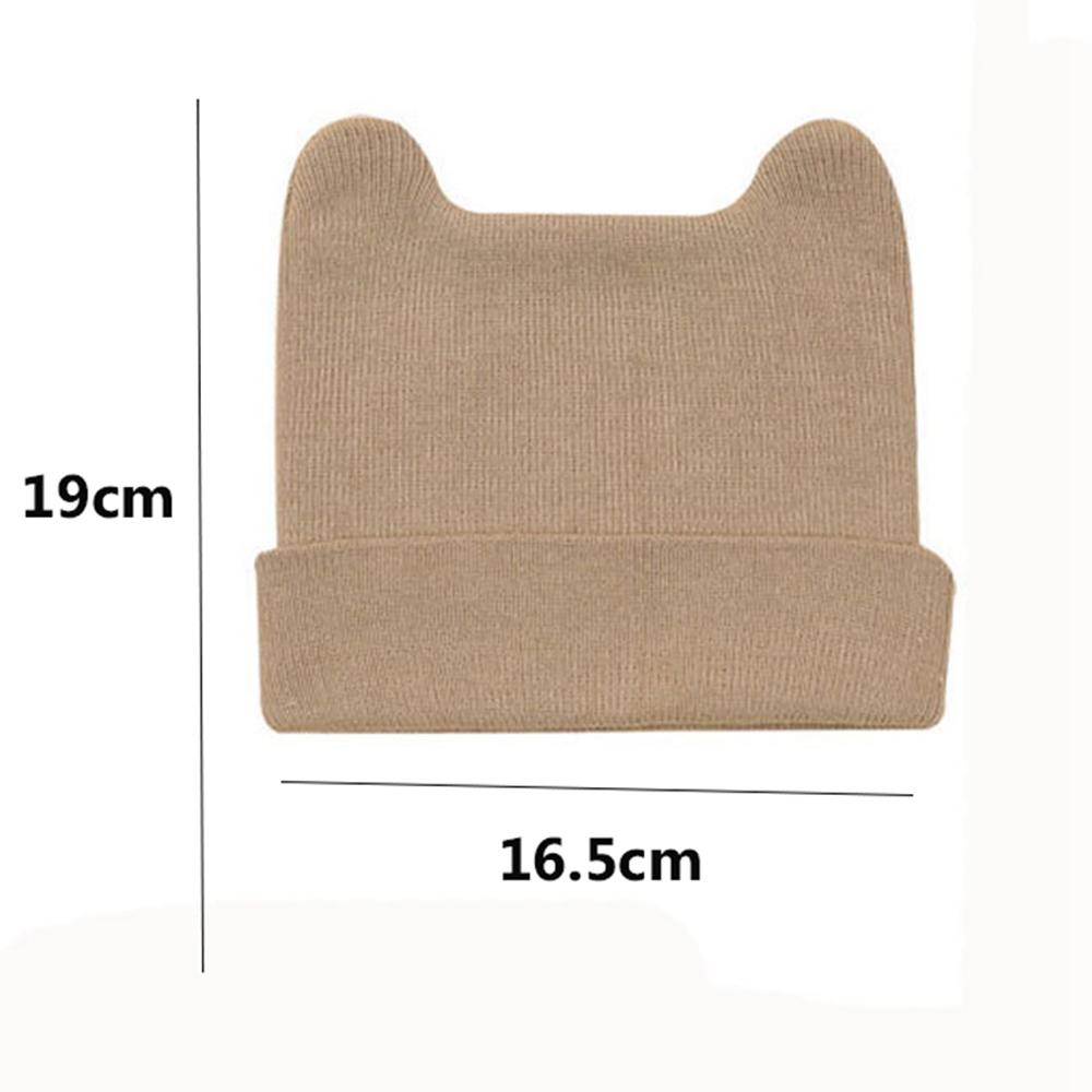 Cotton Infant Photography Props Newborn Baby Hat Bonnet Hats Winter Warm Cap Knitted Beanies