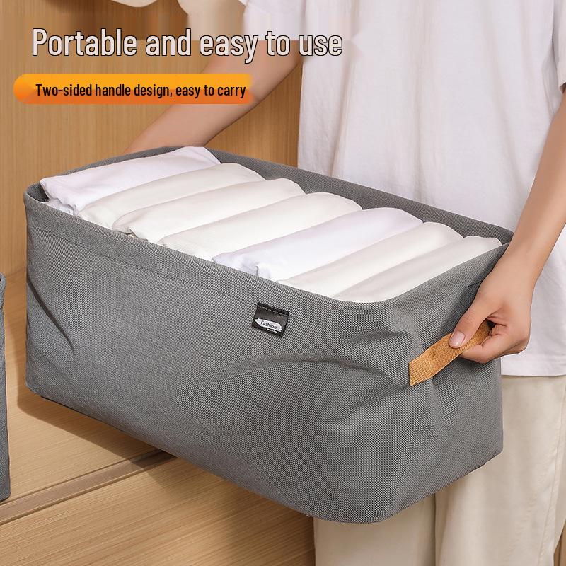Foldable Wardrobe Storage Box: Dustproof, Thickened, Drawer-Style Organizer for Clothes