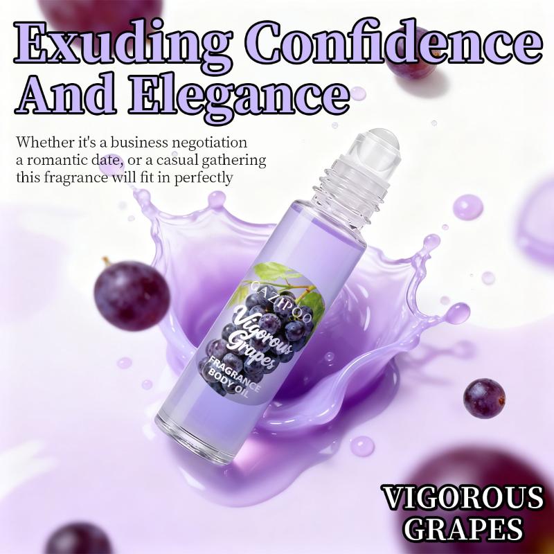 

10Ml Grape Roll-On Fragrance Men S And Women S Fragrance Oil Dating Fresh Niche Long-Lasting Fragrance onesize