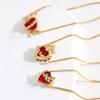 Fashion Heart-shaped Pendant Bracelet, Holy Heart Cross Bracelet, Versatile and Sweet Accessory