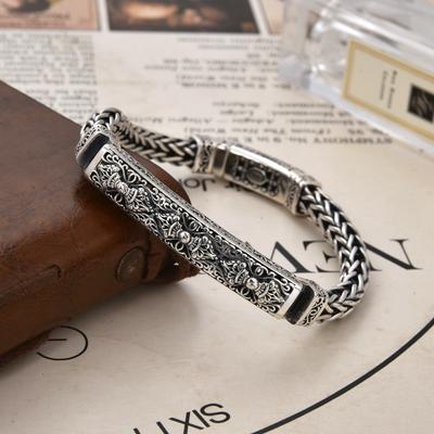New Ethnic Style Dragon Bone Chain Bracelet, Whip Chain, Retro Vintage Fashion Bracelet