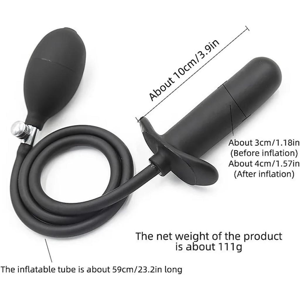 BDSM Aufblasbarer Analplug Butt Plug Anal Dilatator Anus Extender Sexspielzeug G-Punkt Stimulator Prostata Massager Sexspielzeug für Erwachsene