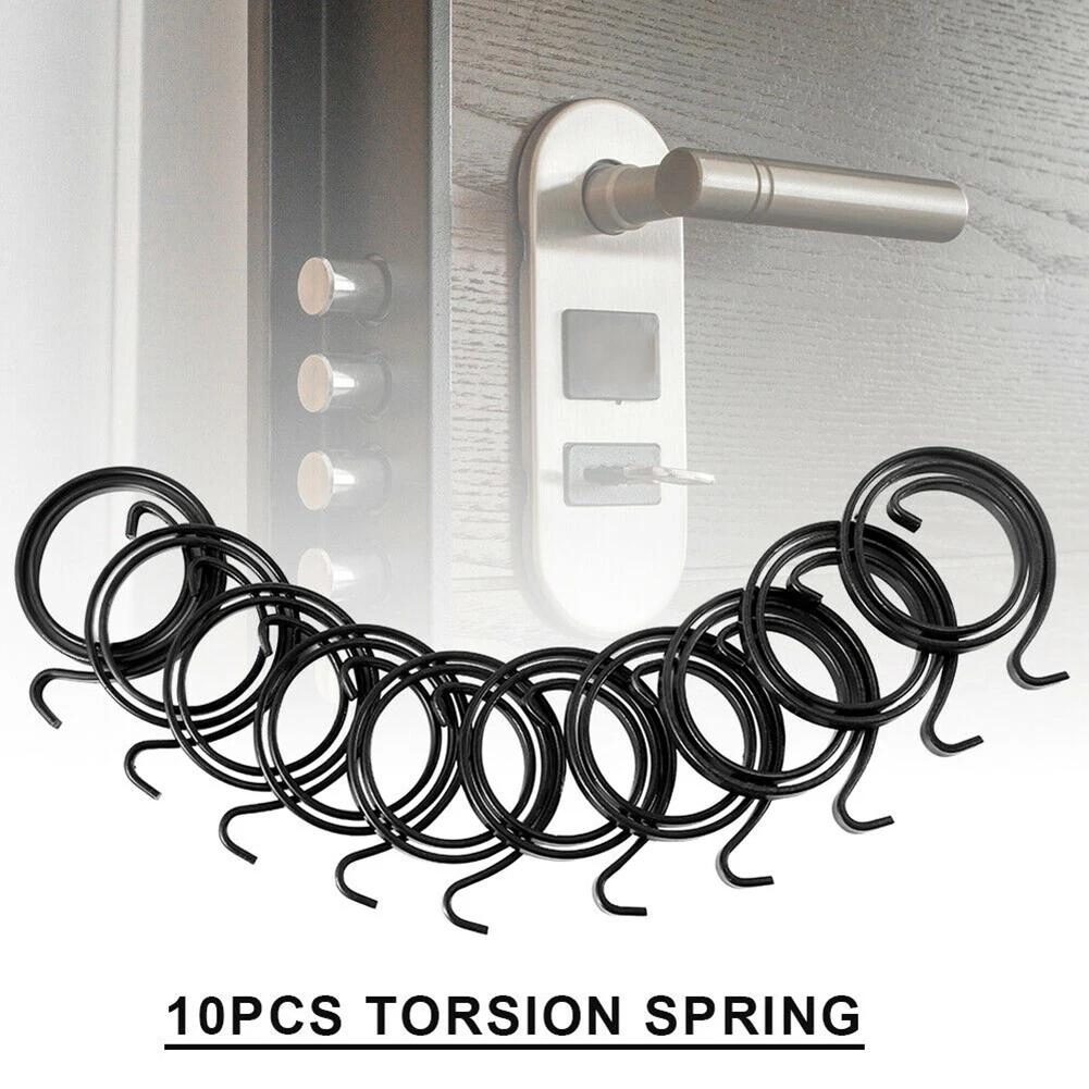 10Pcs 2.5 Turn Door Knob Handle Spring Replacement Torsion Spring For Door Internal Coil Repair Return Torsion Springs