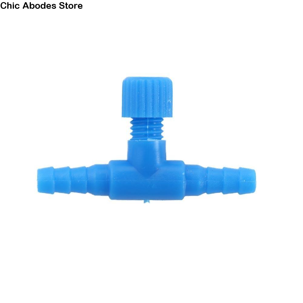 10PCS Adjustable Air Line Tube Air Pump Pipe Connector Fish Tank Accessories Flow Control Valve Aquarium Airline Regulator
