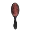 Professional Boar Bristle Hairbrush With Cushion Pad Scalp Massage Tangle-Free Styling