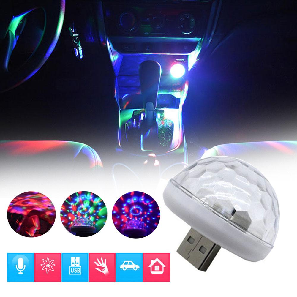 Car Interior Led Usb Multi Color Lighting Kit Atmosphere Light Neon Colorful Lamps Decorative Lights Car Interior Accessories