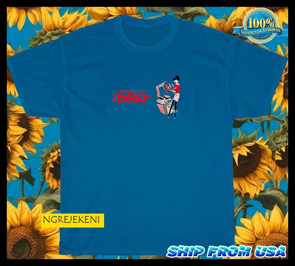 New The English Beat logo american funny t shirt SIZE S-5XL Unisex T-Shirt XXXL