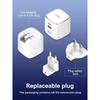 Gan 65w Fast Charger Type C Us Uk Eu Plug High Speed Charger For Iphone 16 Xiaomi 14 Oneplus Portable Charge Fast Charging