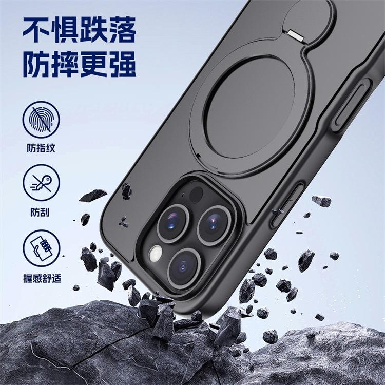 Applicable to Apple 11 rotating bracket magnetic mobile phone case iphone11promax fulcrum protective case 11 case