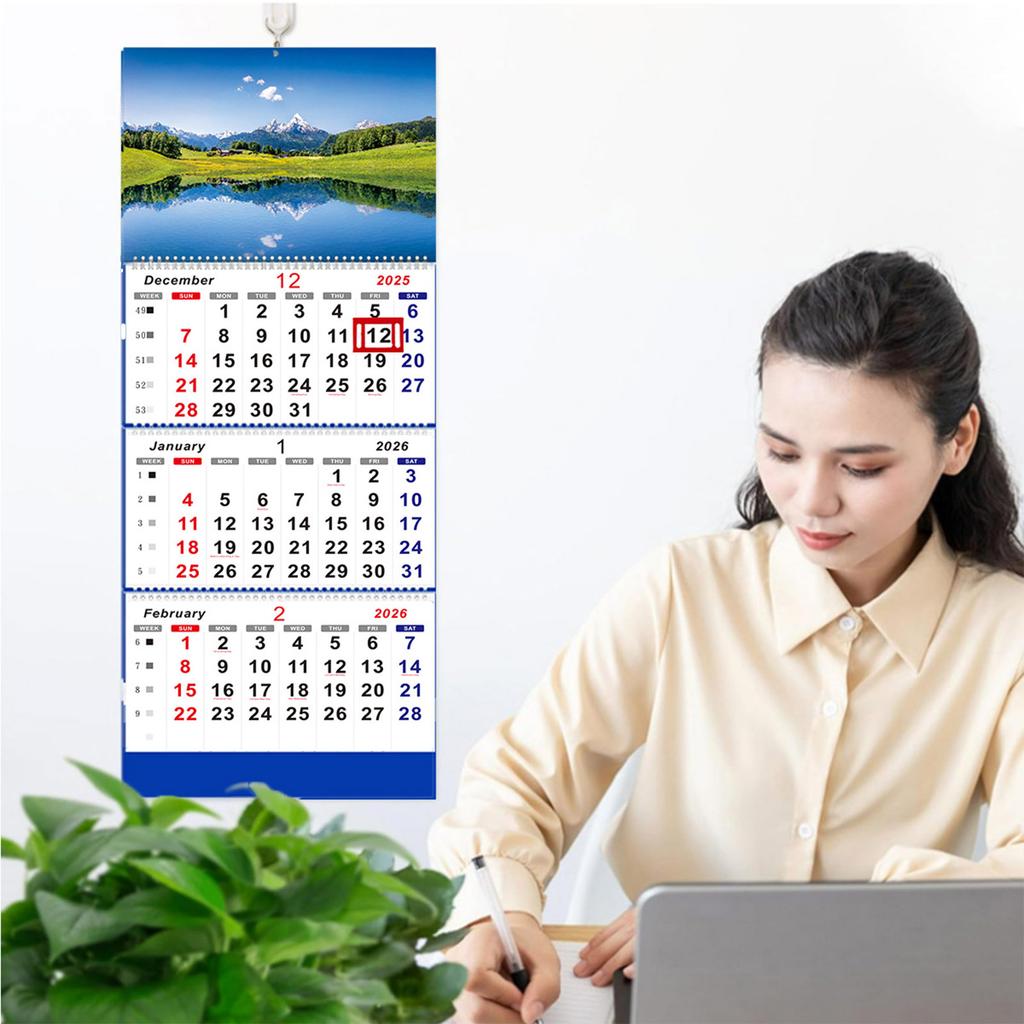 Calendare 2026 Cadouri, Cadouri pentru Pasionați, Cadouri de Anul Nou, Calendare pentru Decorare Perete Acasă