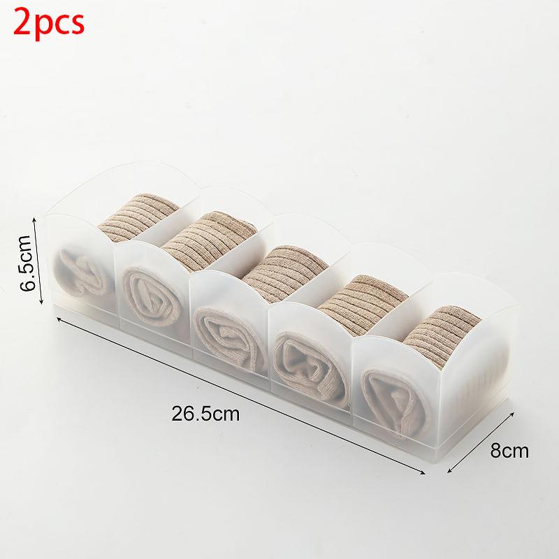 Socks Underwear Storage Box Stackable Drawer Organizer, Closet Organizers and Storage,Drawer Dividers for Nursery,Baby Clothes