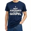 Workout Women Short Sleeve Tshirt Streetwear Not Ashamed Of The Gospel Hiphop Unisex Tee Shirt Summer Teeshirt Male Tops
