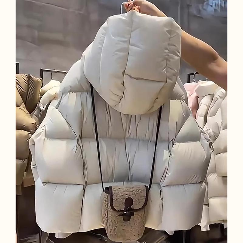 Kurze Parkas mit Kapuze Mäntel Verdicken Warme Daunen Baumwolljacke Damen Wintermode Schickes Oberteil Locker Brot Oberbekleidung Weiblich