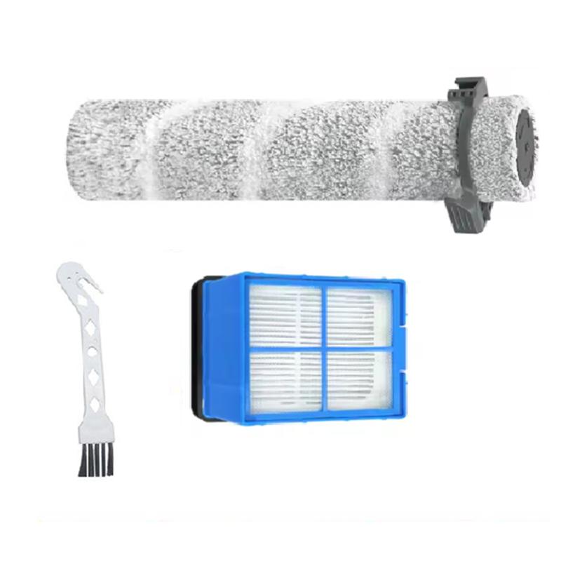 

A78E-For BISSELL Crosswave Omniforce Edge 3930F, 3933, 3999Z, V2 Floor Scrubber Replacement Parts Main Brush And Filter Set