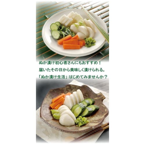 Specialized Storage Container for Rice Bran Pickles, Airtight Plastic, Includes Mini Recipes, Prevents Odor Leakage, and Includes an RC Sticker (rcss1