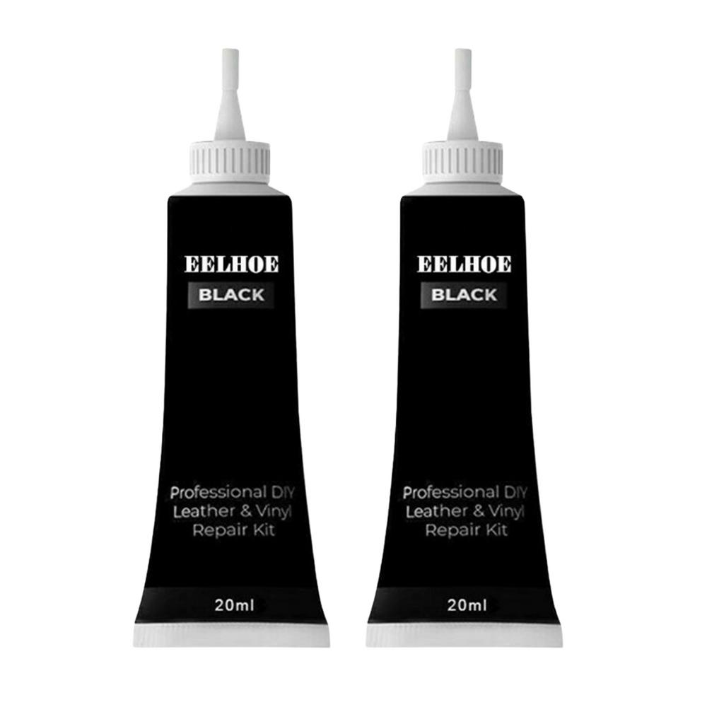 

2Pcs Leather Repair Gel Home Car Seat Sofa Leather Complementary Repair Refurbishing Cream Color Repair Paste Leather Cleaner 2pcs black