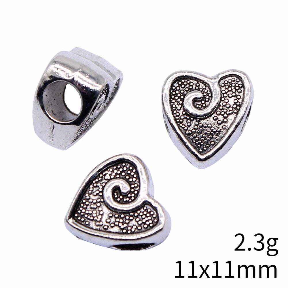 Beads Pendant Jewelry Materials Character Love Big Hole Beads Loose Spacer Accessories Parts Jewellery Making
