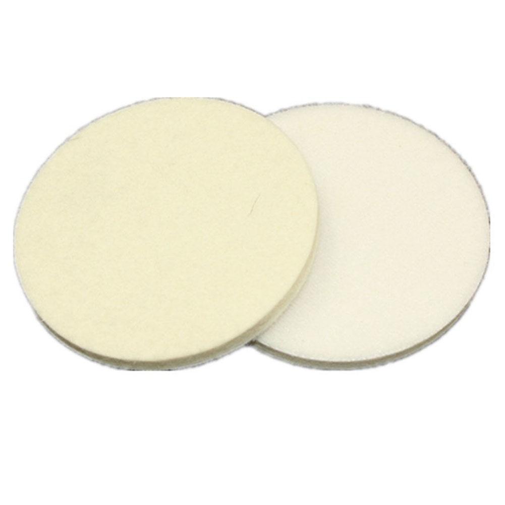 

Professional Grade 80mm Wool Felt Buffing Pads Set of 2 for Refinishing