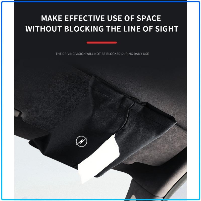1Pcs Car Tissue Box Holder Sun Visor Seat Back Car Accessories For Opel Astra H G J Insignia Mokka Zafira Corsa Vectra B C D