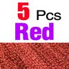 MNFT 5 Stück Flashabou Holografisches Tinsel Fliegenbinden Kristall-Flash-Faden Jighaken Köderherstellung Angelzubehör Rosa Rot Etc