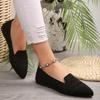 Fashion Women Flats 2024 Mesh Breathable Comfortable Soft Shoes Fashion Breathable Light Slip On Flat Casual Shoes Ladies Loafers Women