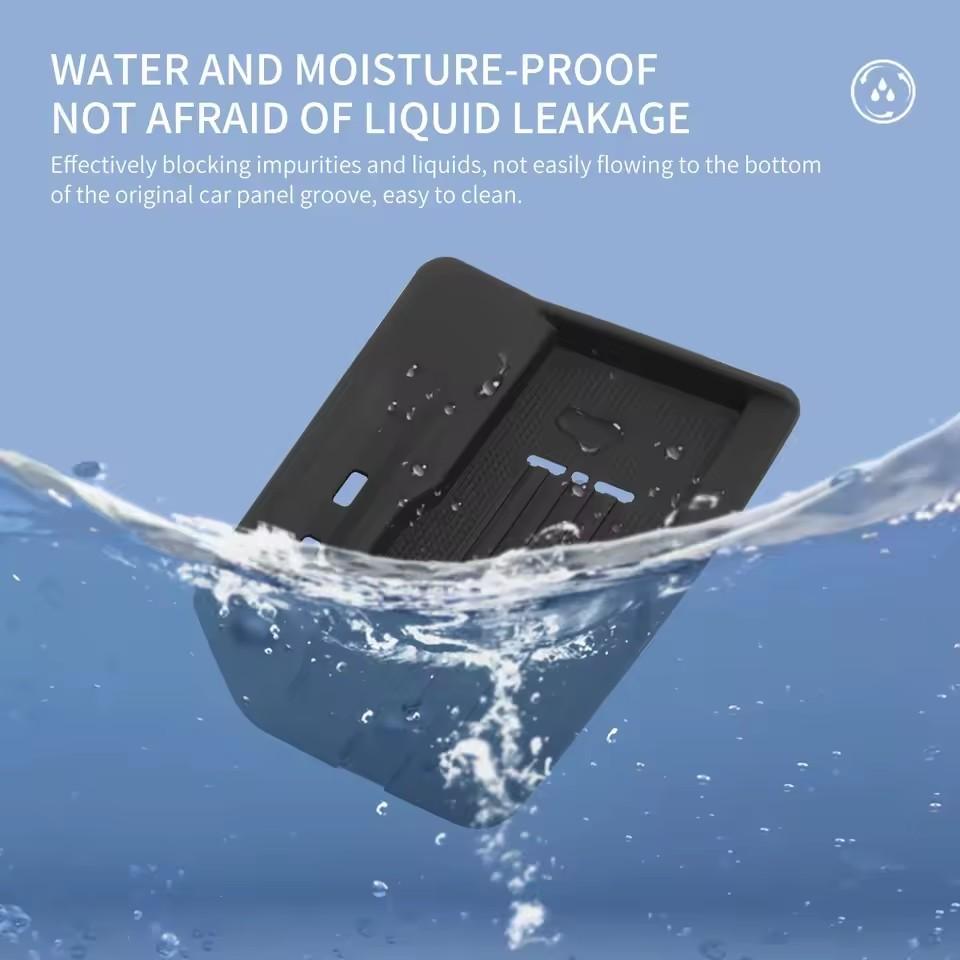 Left Rudder for VW Volkswagen Passat 2025 Silicone Anti-skid Pad Phone Non-slip Pad Car Interior Accessories BLACK